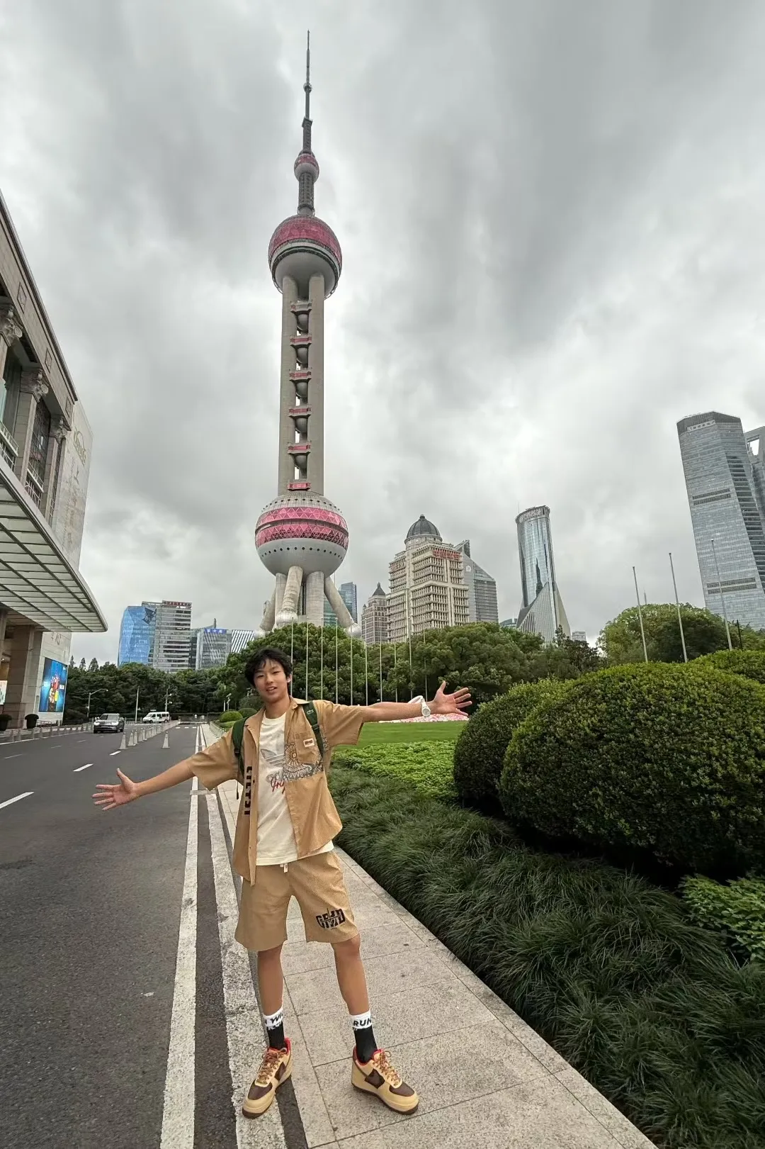 Shanghai skyline and Oriental Pearl Tower
